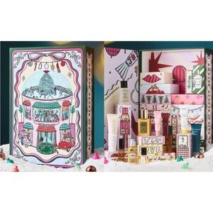 Anthropologie 2025 24 Days of Beauty Advent Calendar Makeup Skincare Gift Set